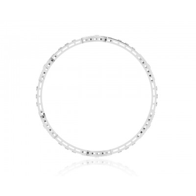 Jeny Round Brilliant Diamond Bangles in Gold
